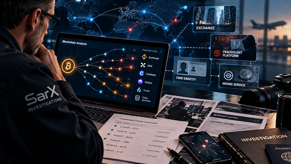 Blockchain Tracing After a Crypto Scam: What Investigators Can Actually Find