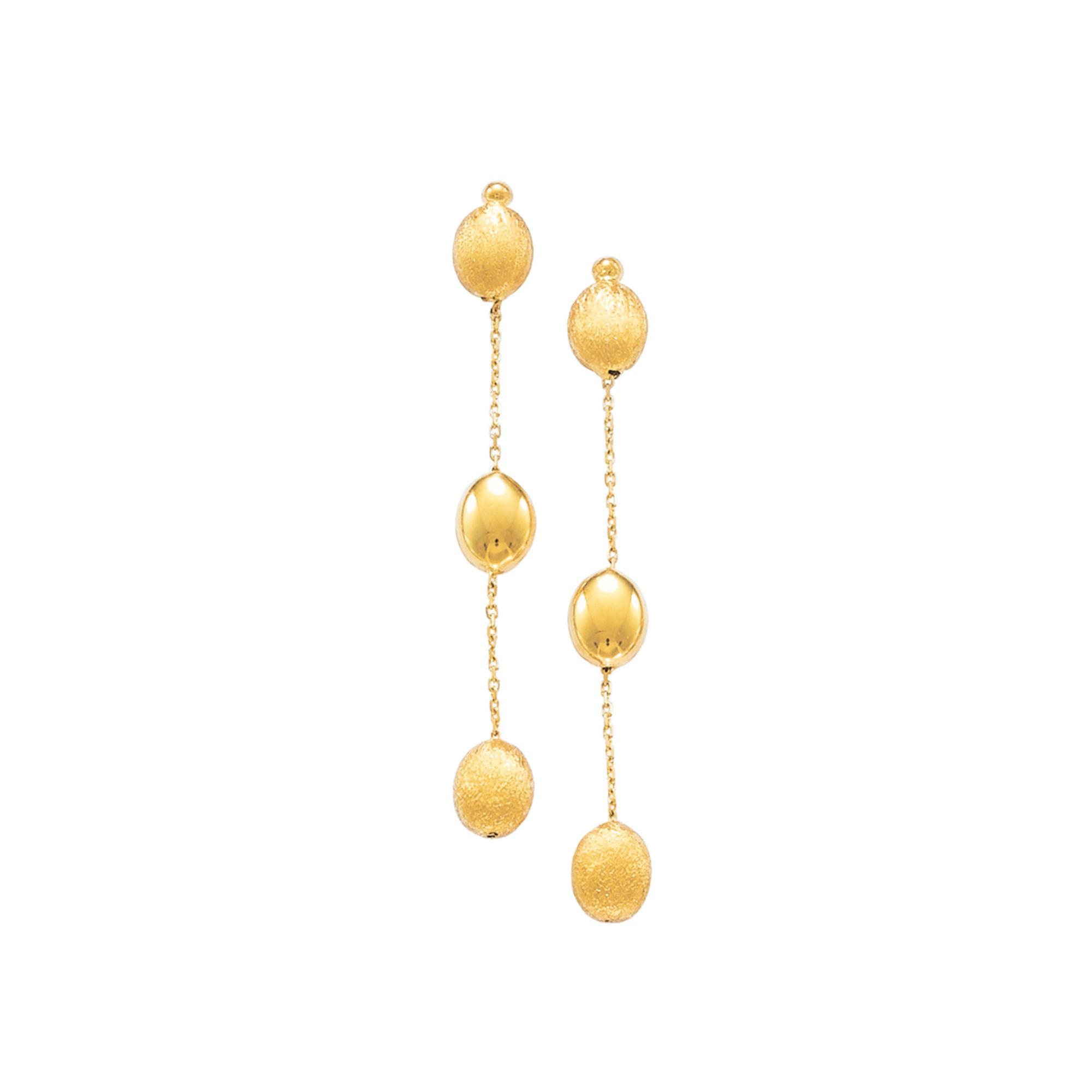 14k yellow gold earring