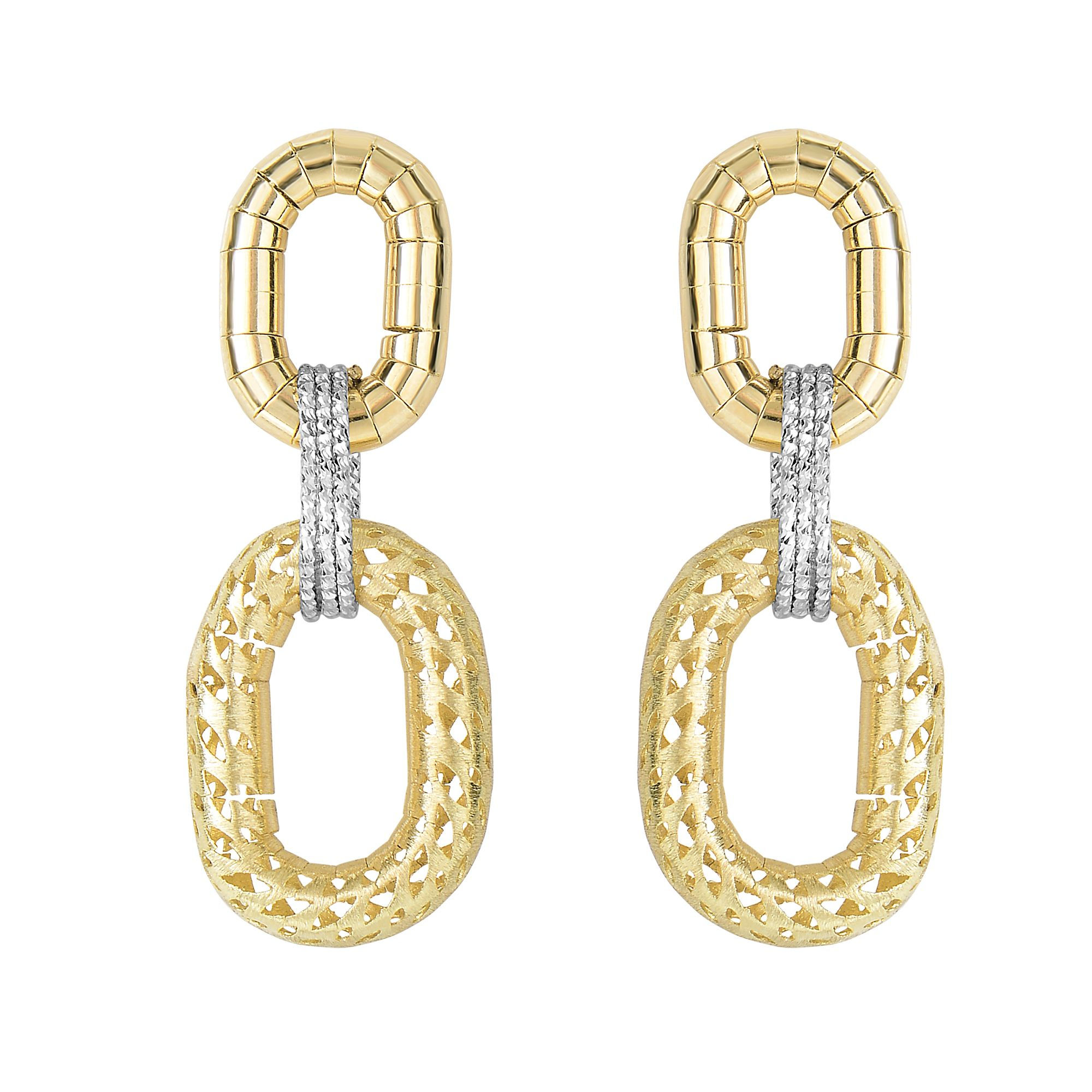 14k yellow gold earring