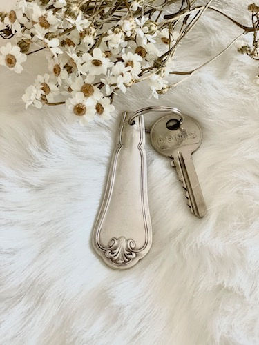 Porte clefs en Argent à graver selon votre choix