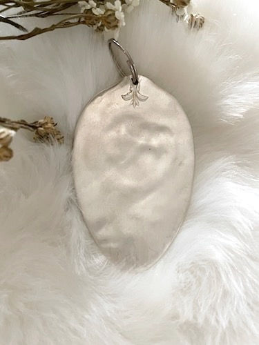 Miniature : Porte clefs ovale grand modele en Argent à graver selon votre choix