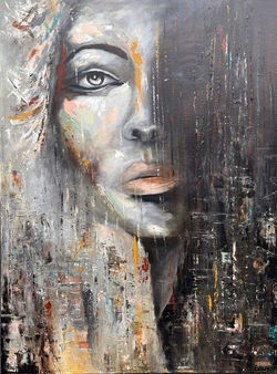 Sous la matière, le silence, 40x30 Vendu