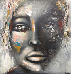 a Demi -mots, 24x24, 700$