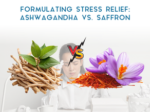 Formulating Stress Relief: Ashwagandha vs. Saffron