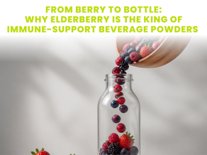 Why Elderberry is the King of Immune-Support Beverage Powders