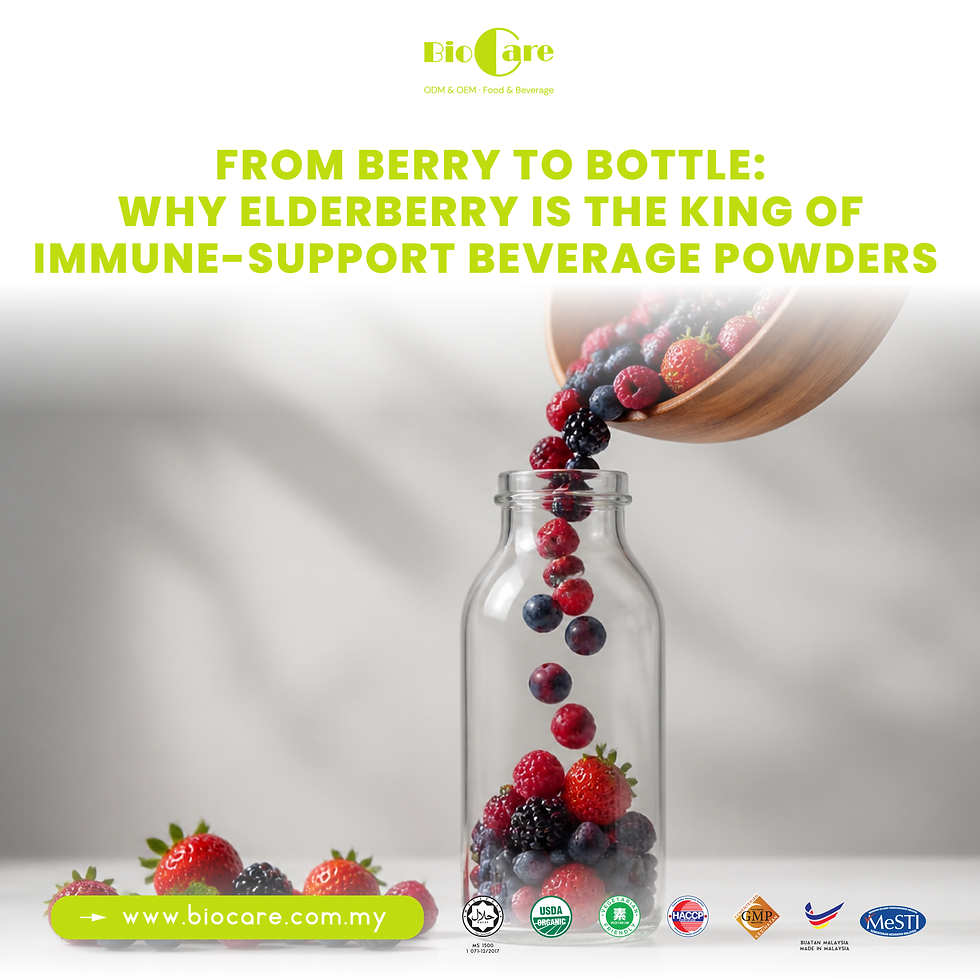 Why Elderberry is the King of Immune-Support Beverage Powders