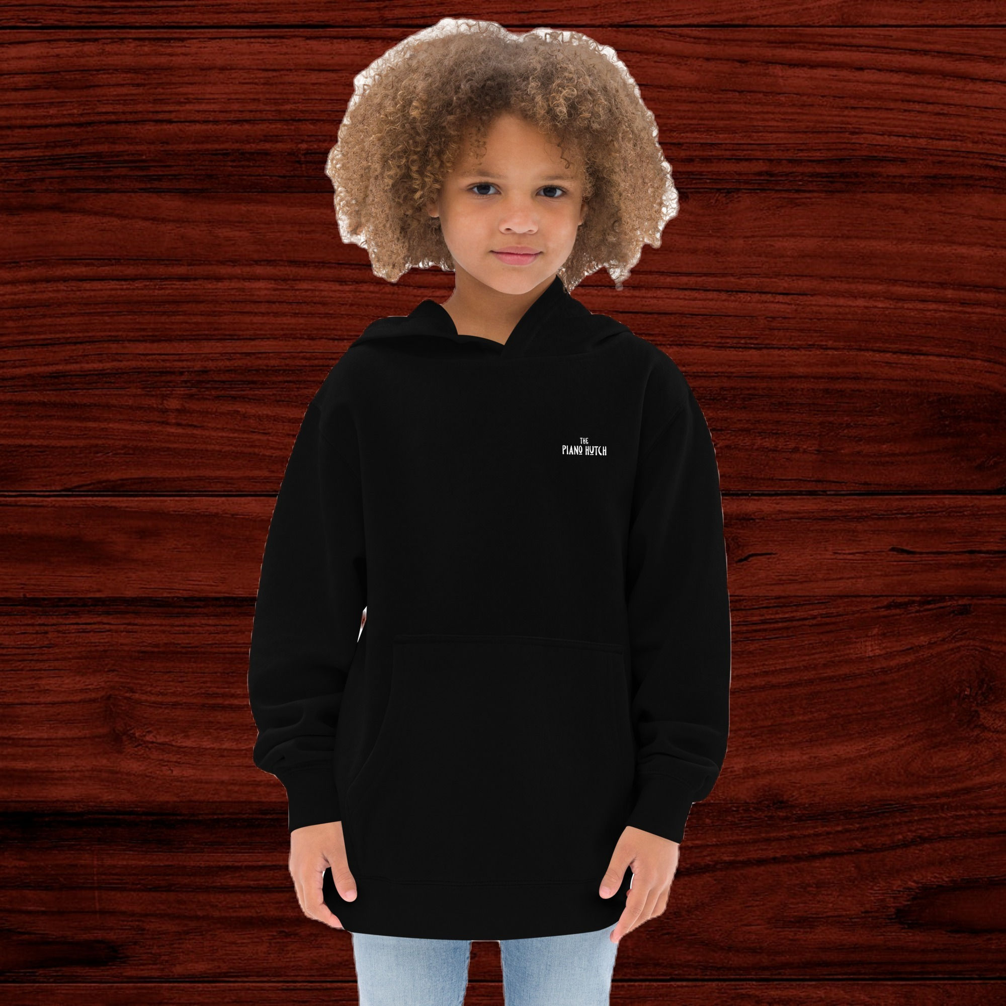 Piano Hutch Kids Fleece Hoodie