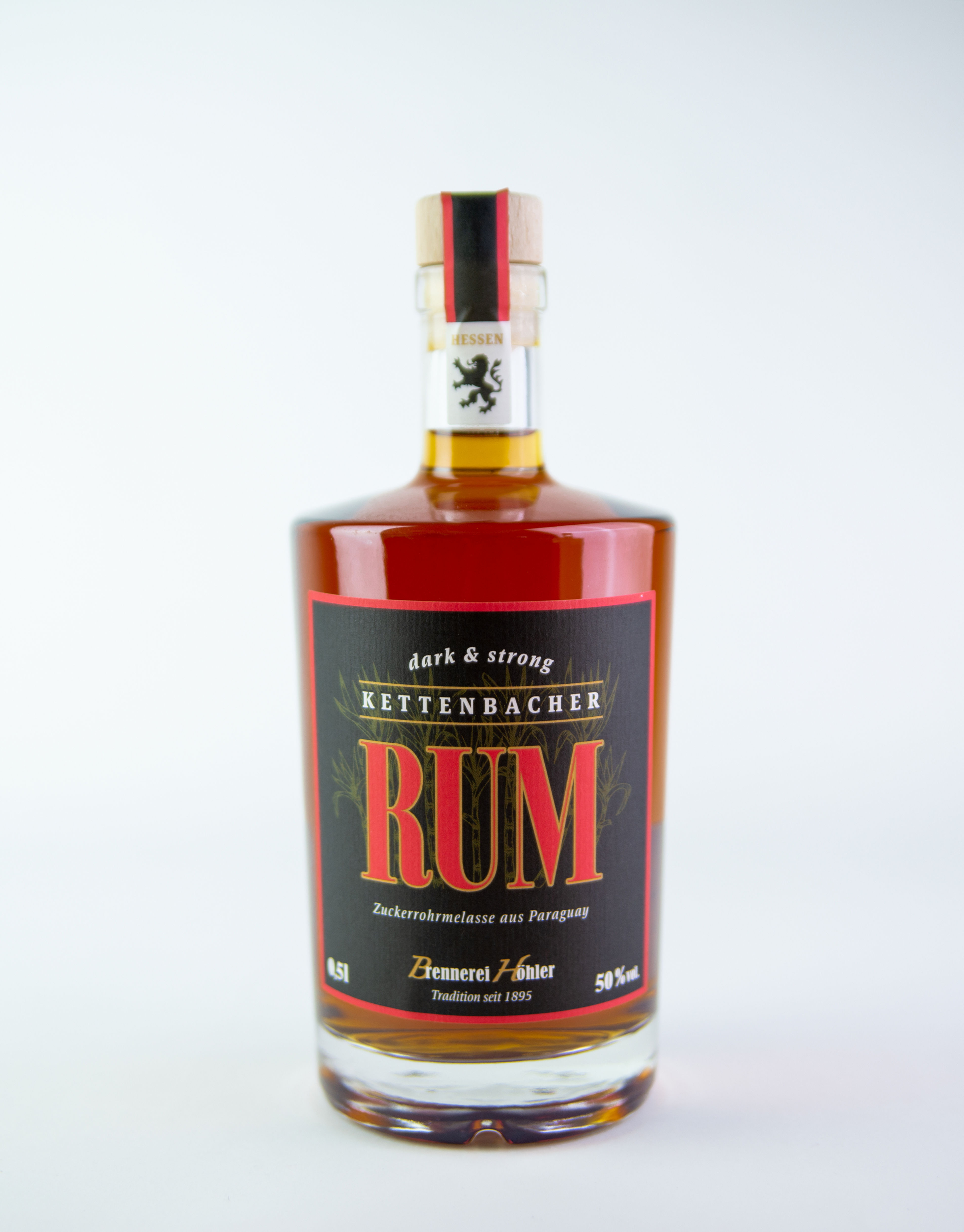 Kettenbacher Rum -dark & strong- 50 % vol. 0,5 Liter