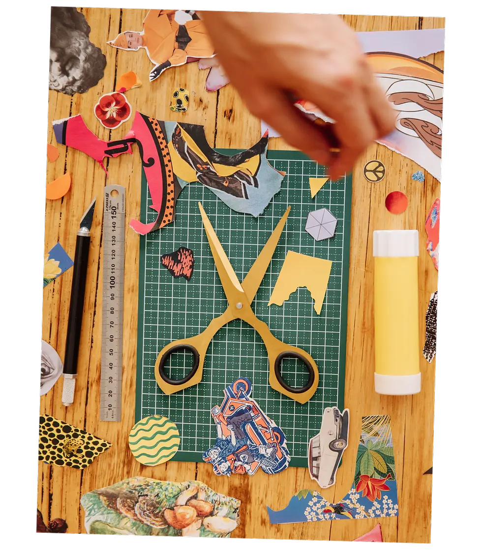 Community Collage Art Workshop delivered by That Paper Joint
