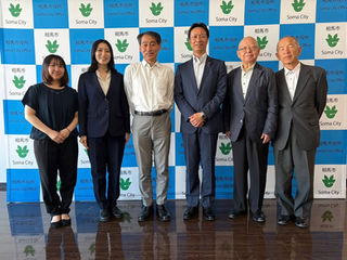 相馬市長への表敬訪問