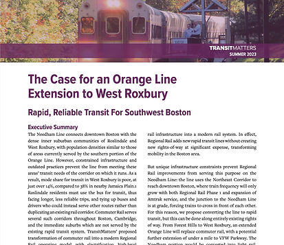 Orange Line Extension Proposal