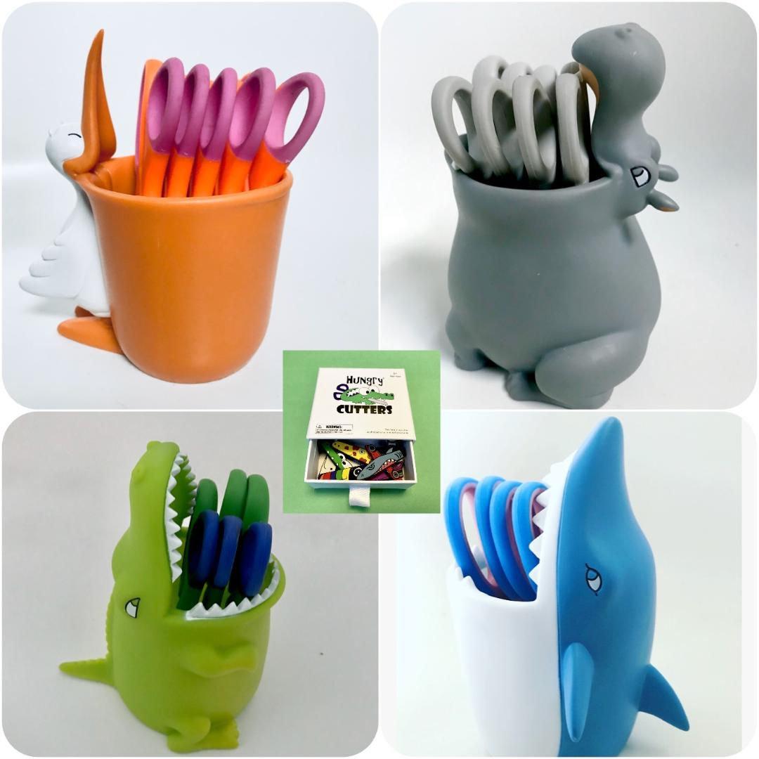 Hungry Cutters 16-Scissors Classroom Set