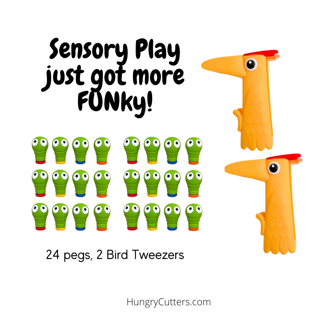 Tweezers and Pegs Set