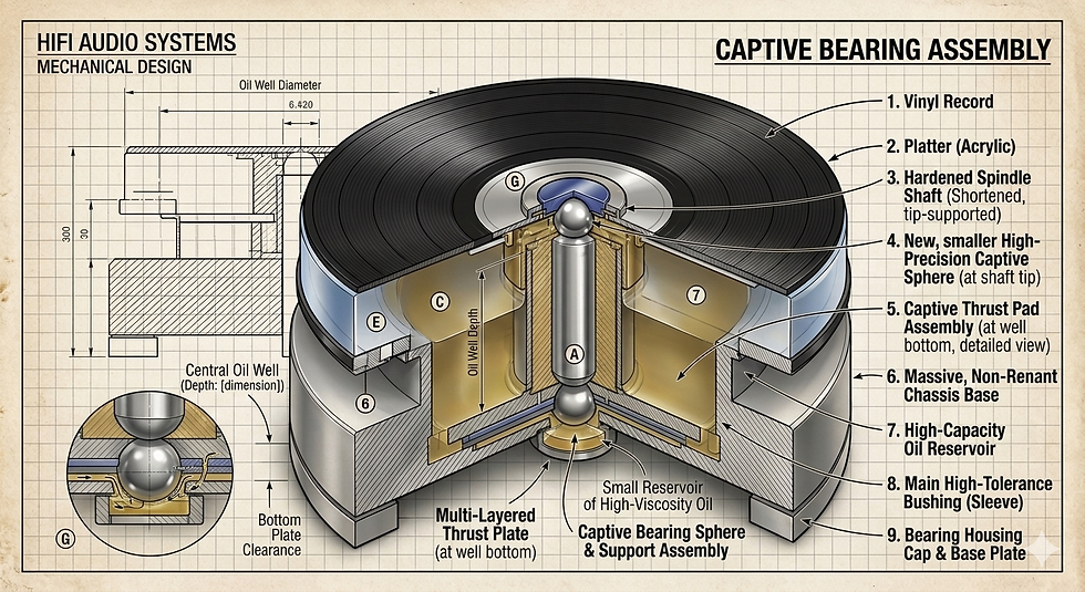Thorens TD-124 bearing