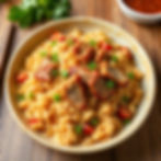 Pattaya Style Fried Rice with Roast Pork