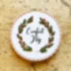 Thumbnail: Christmas Wreath Embroidery Kit