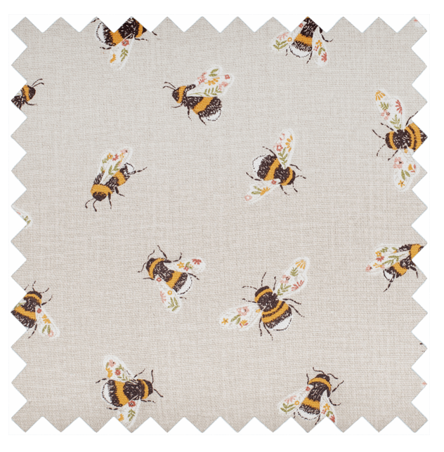 Thumbnail: Drawstring Craft Bag - Bees design