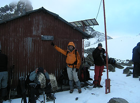 Top Hut, Mont-Kenya,