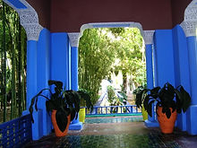 Maroc, Marrakech, Jardin Majorelle