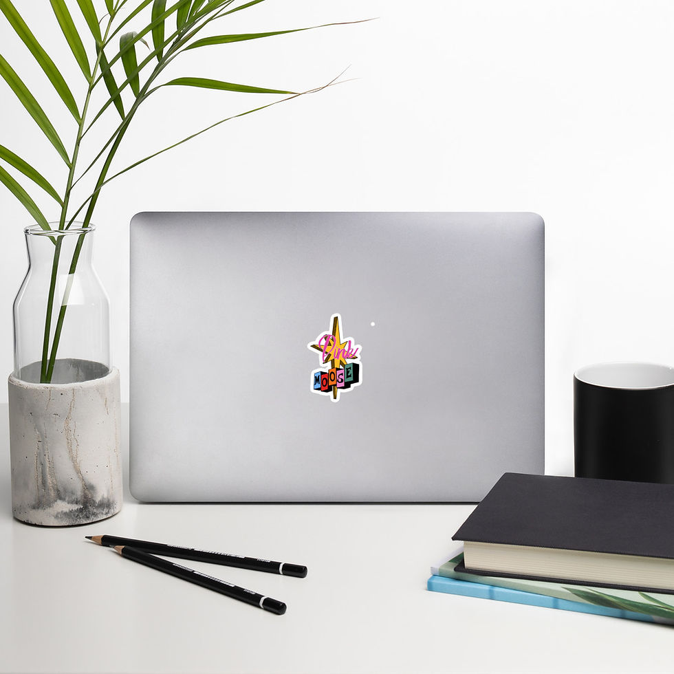 Thumbnail: Pink Moose Kiss-Cut Stickers