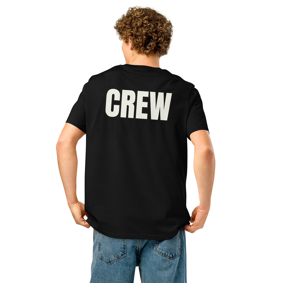 Thumbnail: Official Pink Moose "Crew" premium heavyweight tee