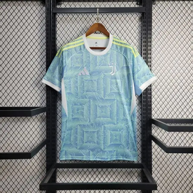 camisa-juventus-25-26-away-torcedor-uniforme-reserva-2025-2026-azul-douglas-luiz-milik-yildiz-kolo-muani-francisco-conceicao