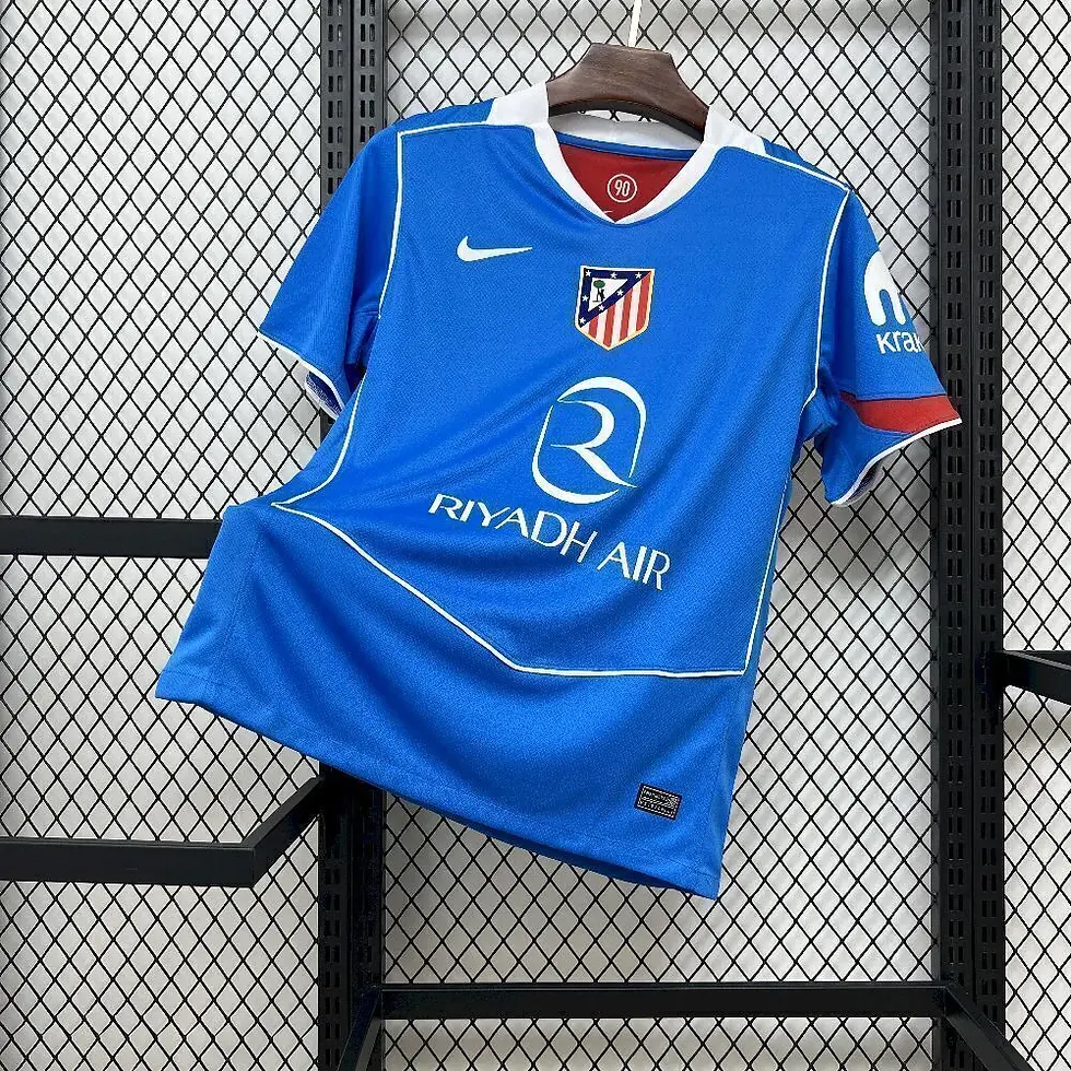 Miniatura: Camisa Atlético de Madrid III 25/26 - Torcedor Nike Masculina - Azul e vermelha