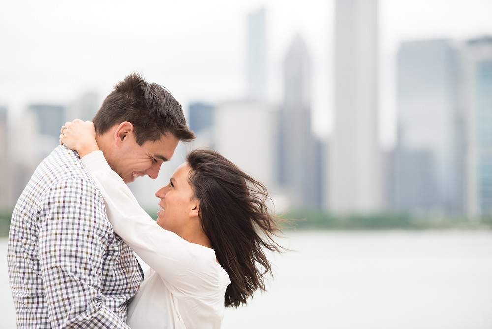 Adler Planetarium Engagement Photo Session in Chicago