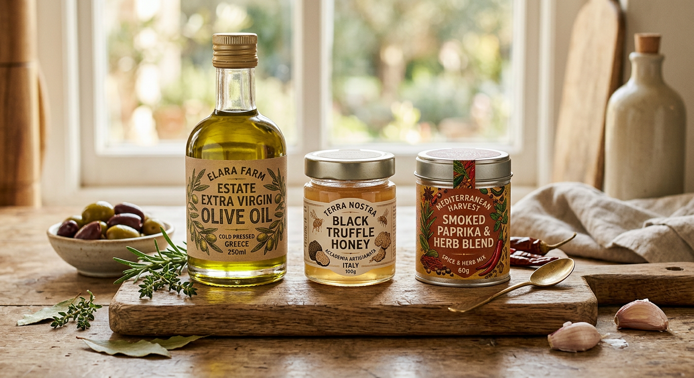 Olive Oil Honey Herbs Digital Prime Labels.png