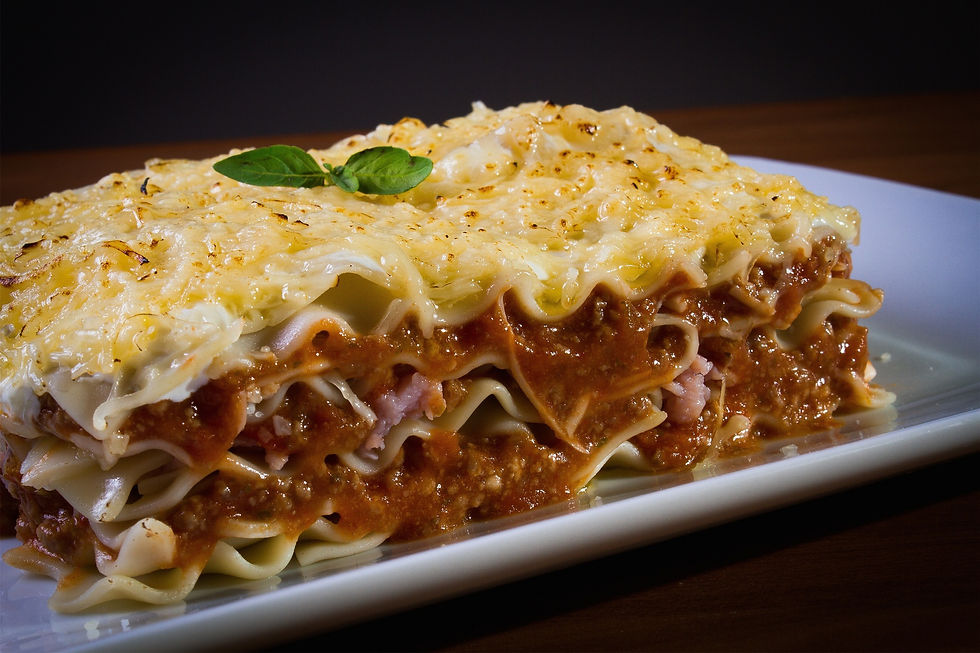 Frozen Lasagnas, Italian Meal Ideas, Italian themed dinner party