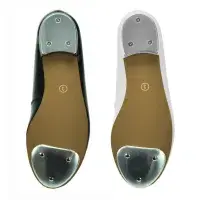 Thumbnail: Tapper Tap Shoes *Easy Fasten* with Toe & Heel Taps, Low Heel