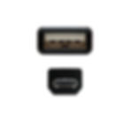 Miniatura: Cable USB 2.0, tipo A/M-Micro B/M, negro.Diferentes medidas.