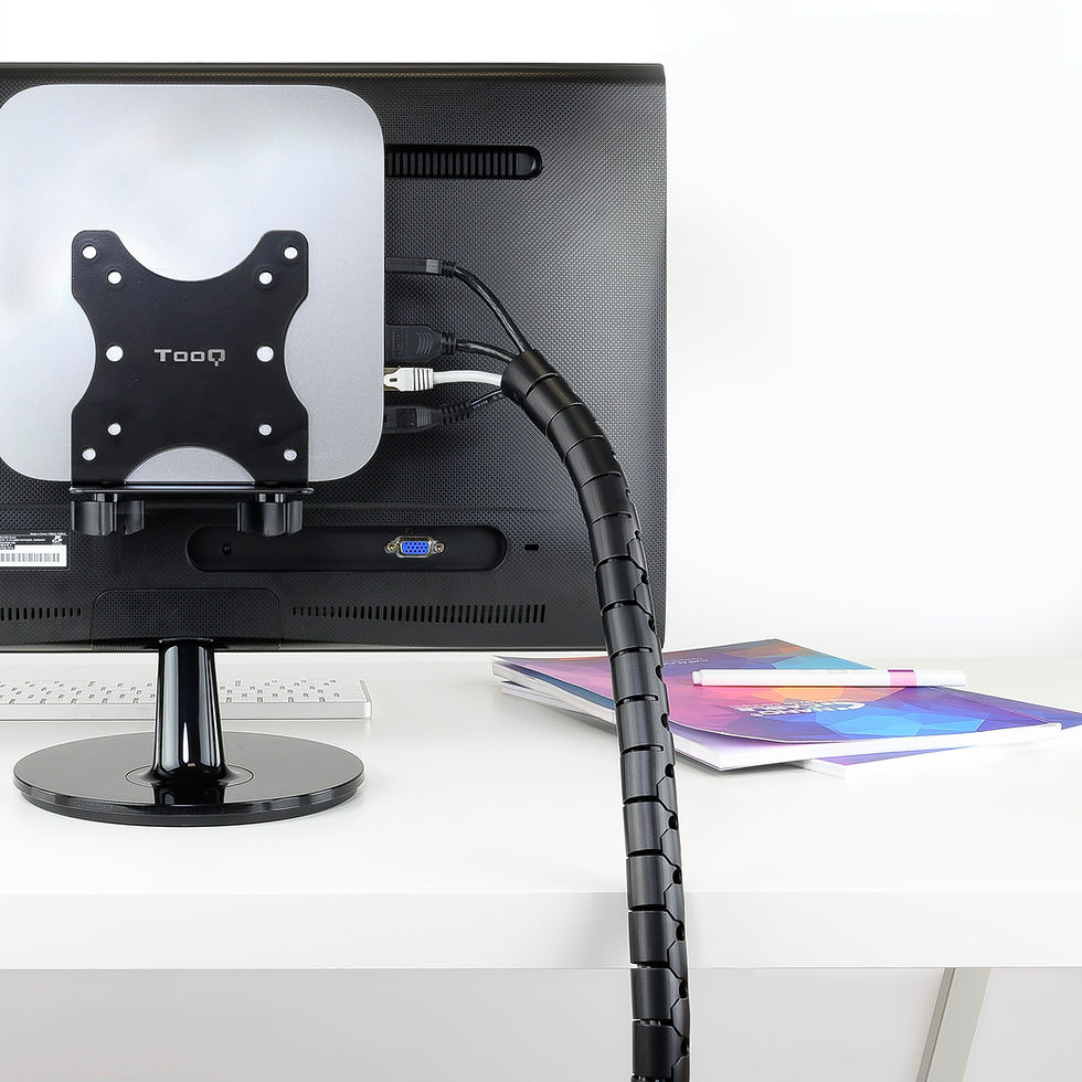 Miniatura: Organizador de cables flexible 25 mm 1.0m, negro