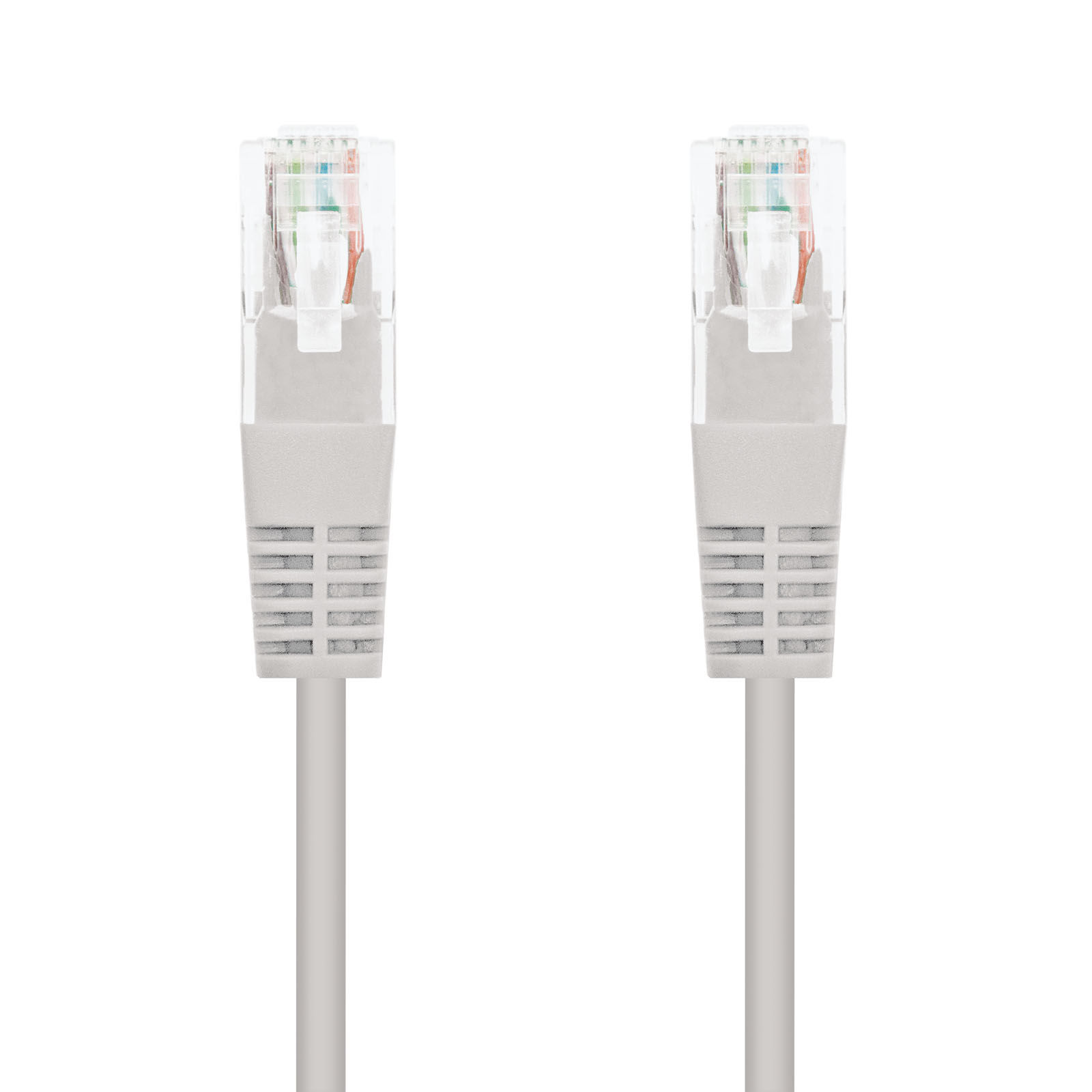 Cable de red latiguillo RJ45 Cat.6 FTP AWG24, Gris,Diferentes medidas.