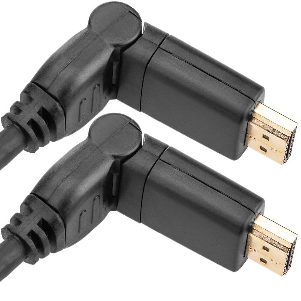 Cable HDMI-A macho a HDMI-A macho de 3 m con rotación de 180 grados