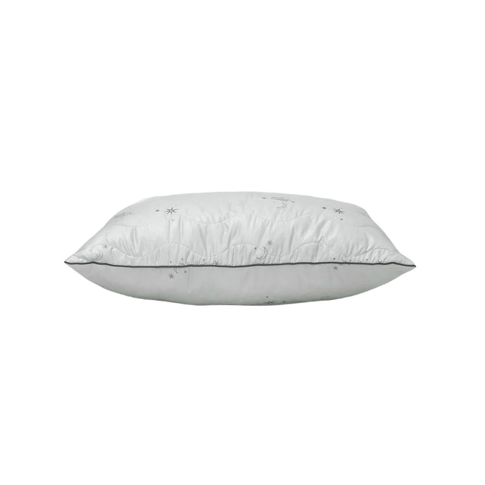 Thumbnail: Pillow White Lamba gray edging
