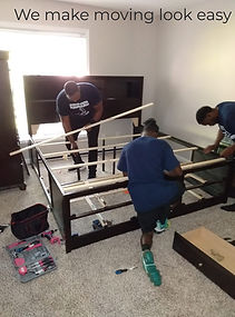 Cheap movers with great assembly skills, Bed assembly.
