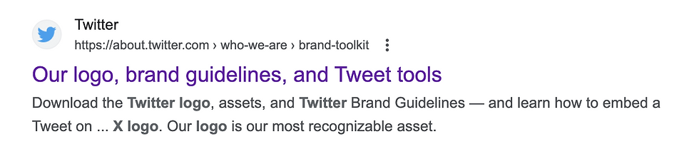 twitter logo branding