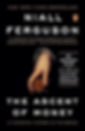 The Ascent of Money by Niall Ferguson book cover, referencing financial history, markets, risk, and economic decision-making