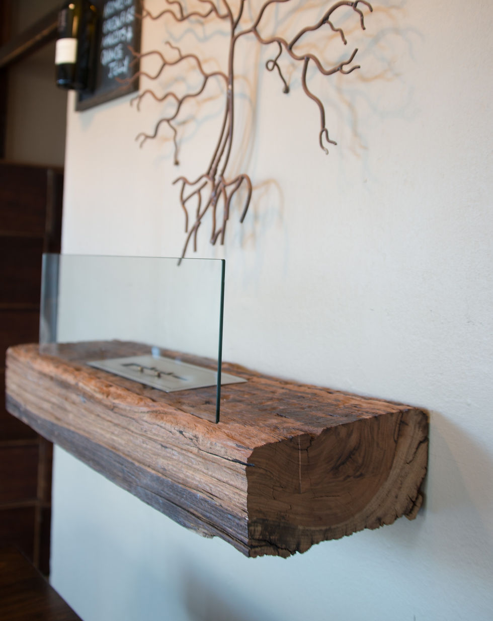 WOOD WALL ETHANOL FIREPLACE (FP010W)