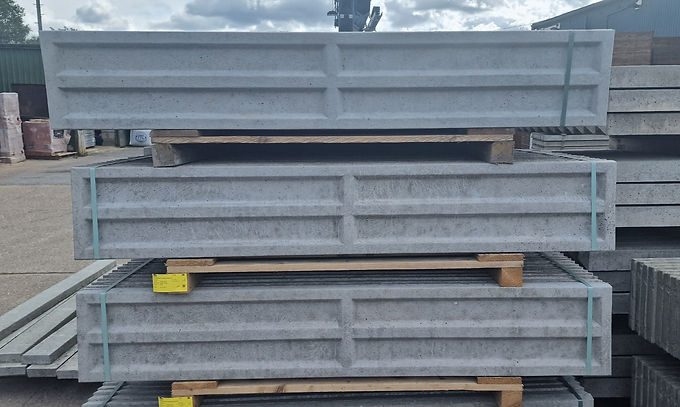 Concrete Gravel Board Recessed