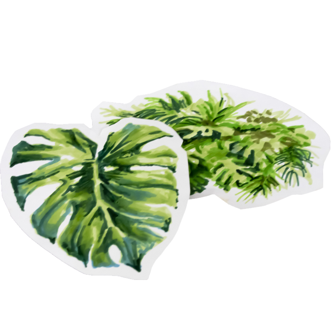 2 stickers de plantas