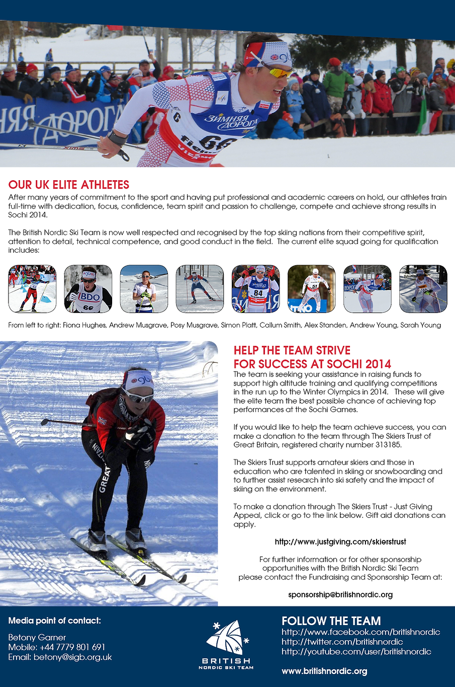 British nordic, nordic ski, cross country ski, fis, nordic skiing, cross country skiing, british, huntly, British nordic, Team GB, Olympic, athletes, ski club, appeal 2014