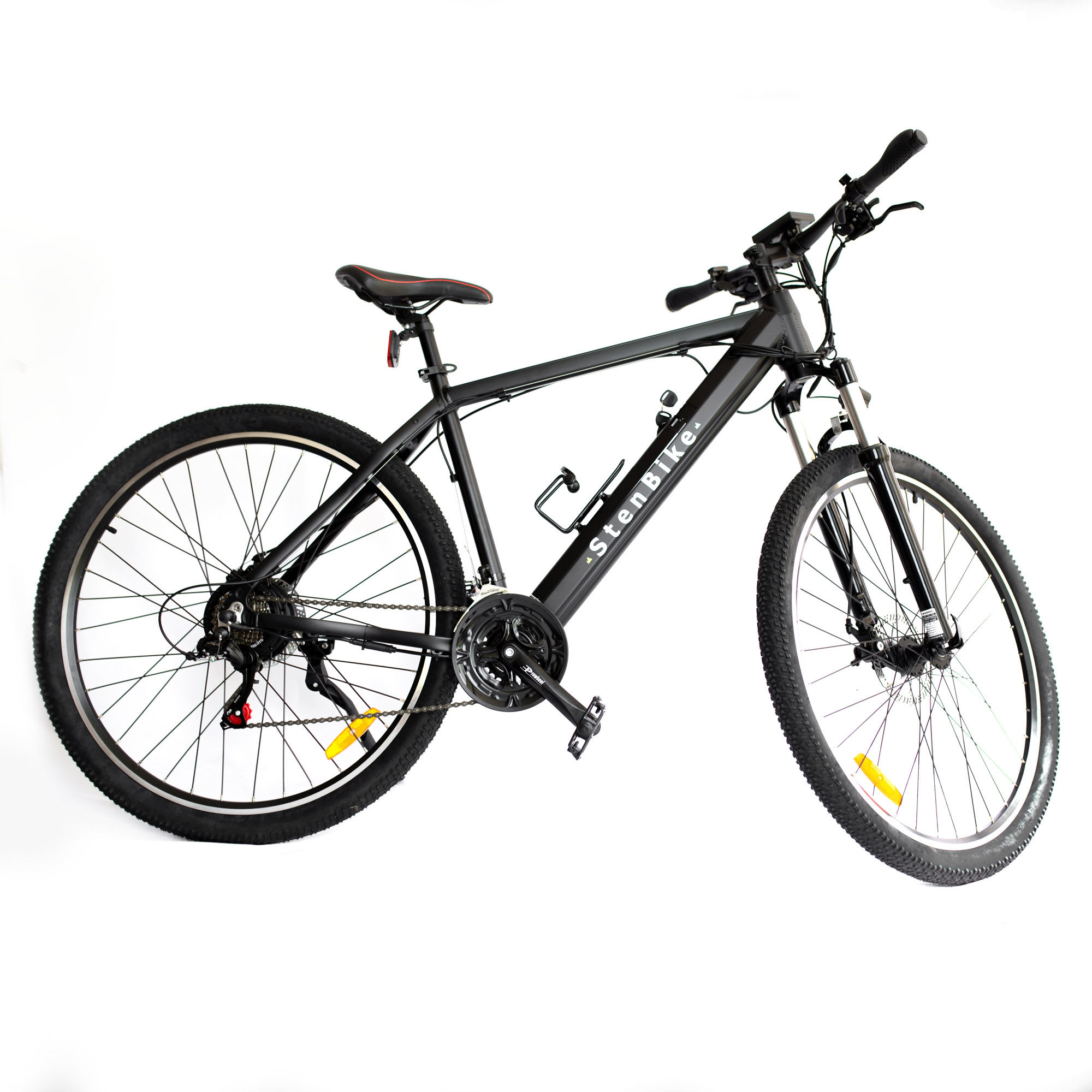 Bicicleta MTB Aro 29', suspensión delantera color negro