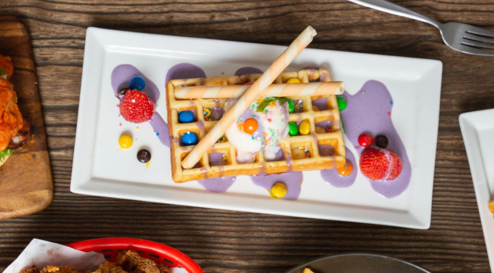 Arranged Food and Objects