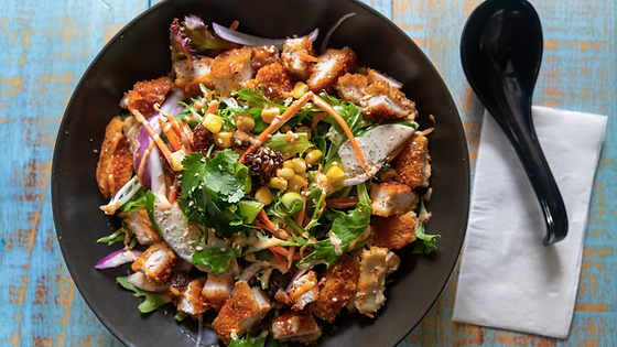 (S15) Chicken Schnitzel Salad