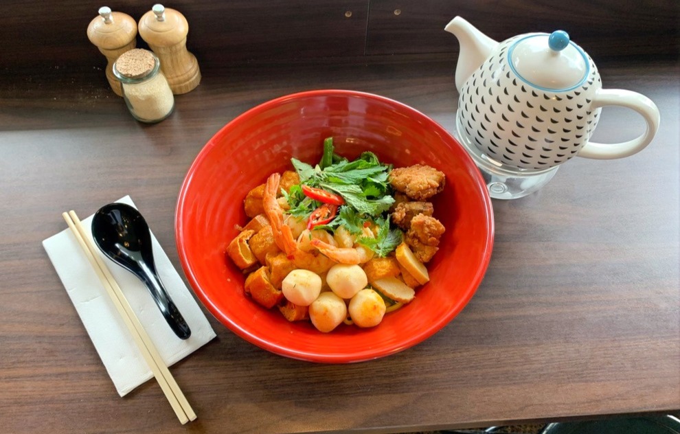 Arranged Food and Objects