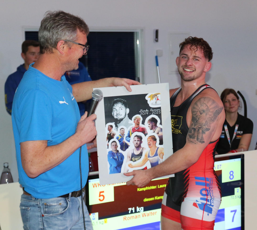 Stehende Ovationen beim Abschiedskampf von Roman Walter