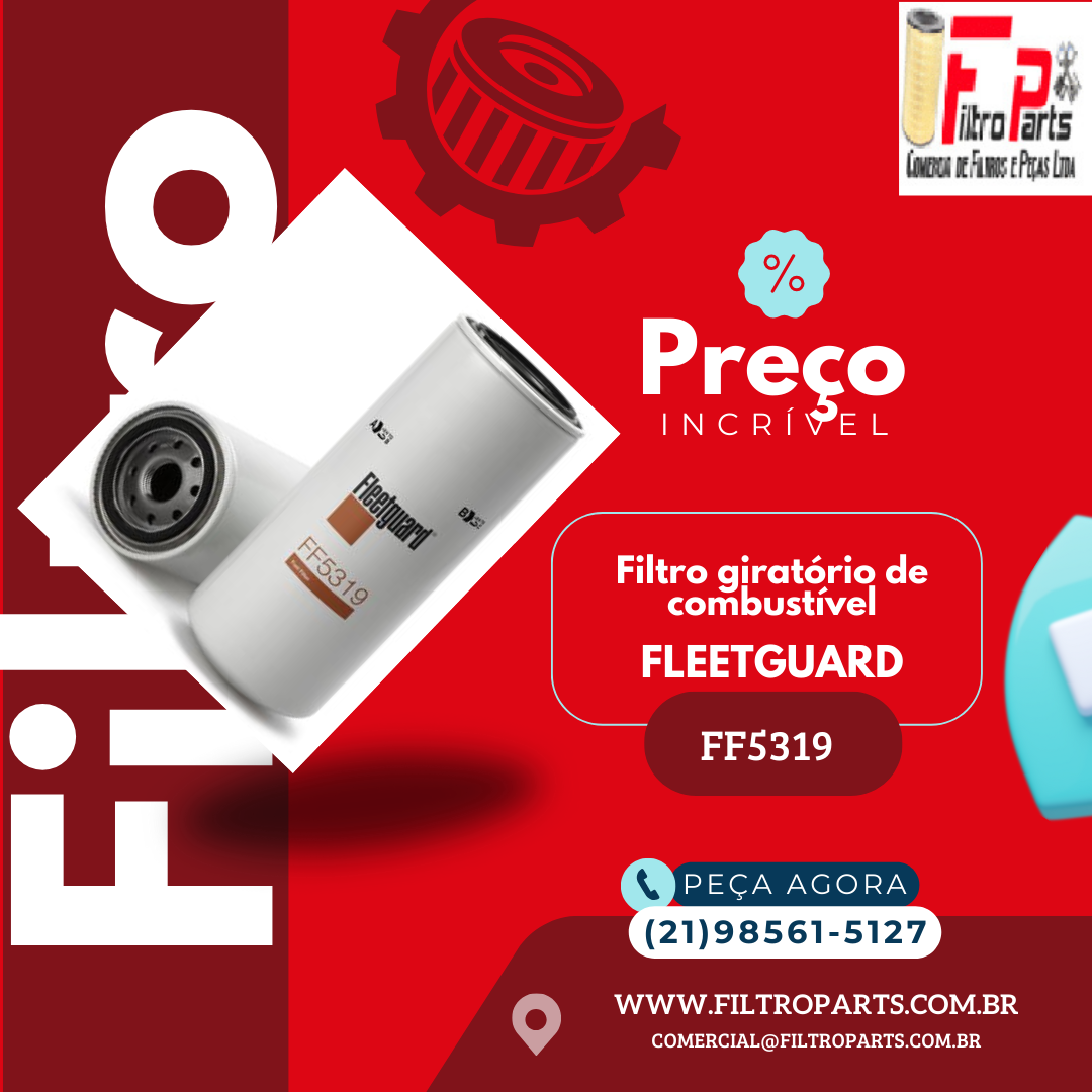 FF5319 FILTRO GIRÁTORIO DE COMBUSTÍVEL FLEETGUARD