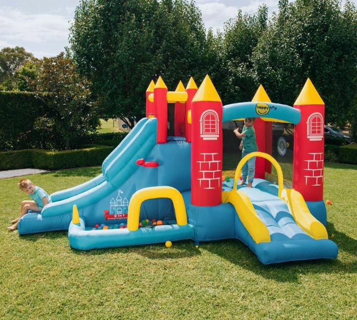 Toddler Blue and Red Castle - product view